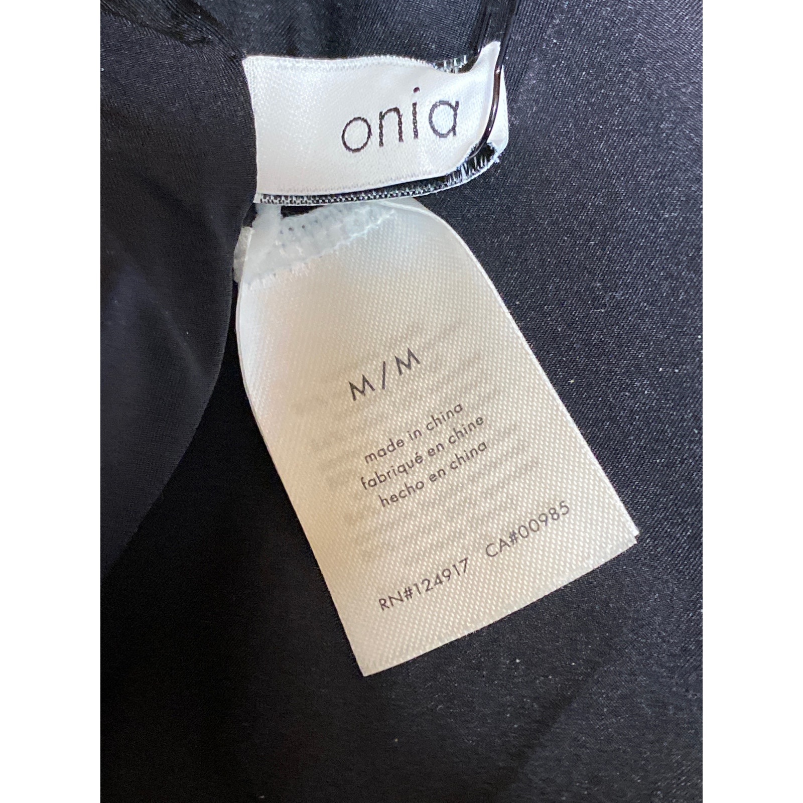 New Onia Kelly Gray Snakeskin Print Sleeveless Scoop Neck One Piece Swimwear M — image 3 of 5